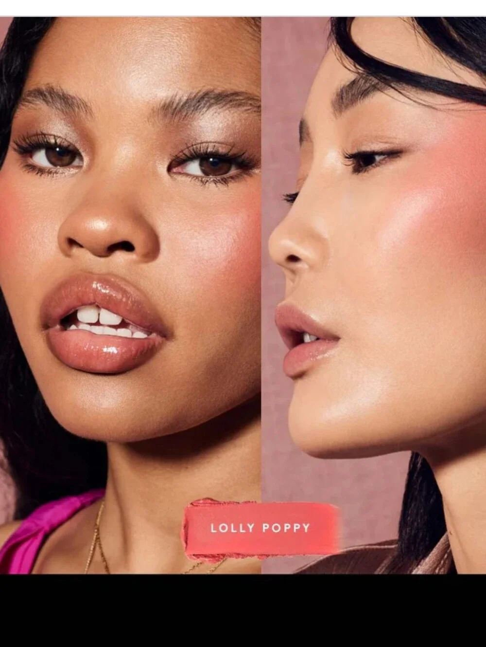 Fenty Beauty Suede Powder Blush - Lolly Poppy Vibrant Coral